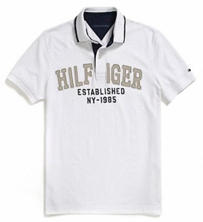 Polo Tommy Hilfiger graphic blanco