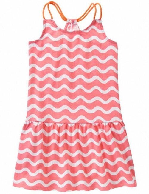 Vestido Gymboree Wave Print rosa bebe