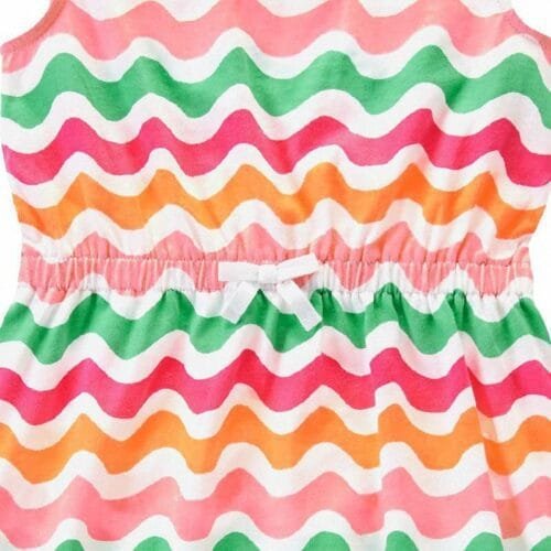 Vestido Gymboree Wave Print multicolor