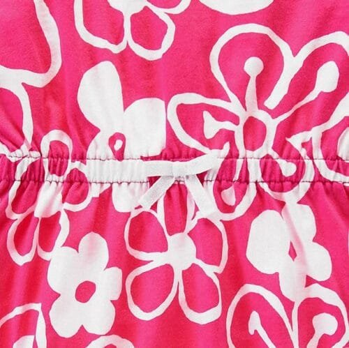 Vestido Gymboree Drawn Flower rosado