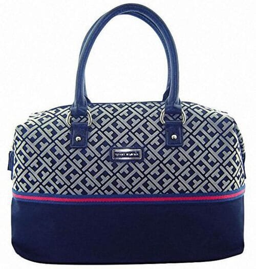 Cartera Tommy Hilfiger Bowler Satchel azul marino