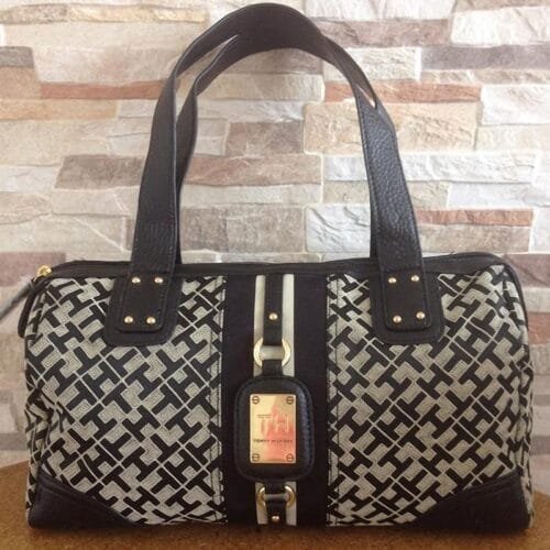 Cartera Tommy Hilfiger Bowler Satchel beige