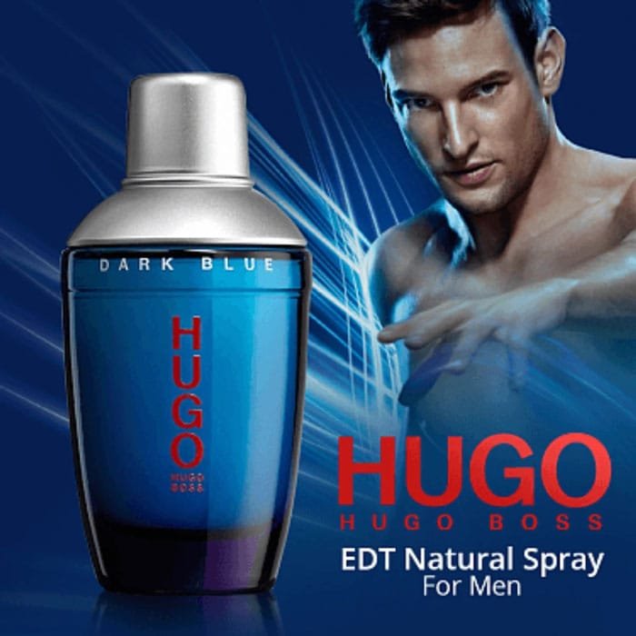 Turbina fuego Paraíso Locion Perfume Hugo Boss Dark Blue hombre 75ml Original barato